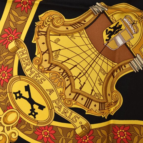 HERMES Black Scarf - Picture 7 of 8